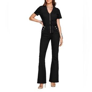 Ramy Brook NWT Helena Jumpsuit in Black size 25